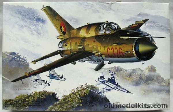 Fujimi 1/72 Mig-21MF 'African Mig' - Nigeria / Angola (Shot Down by  SAAF Mirage F1) / Uganda, 35106 plastic model kit